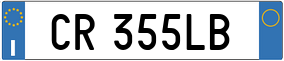 Truck License Plate